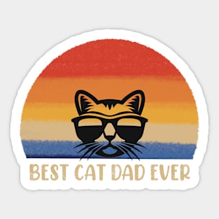 Best Cat Dad Ever 2 Sticker